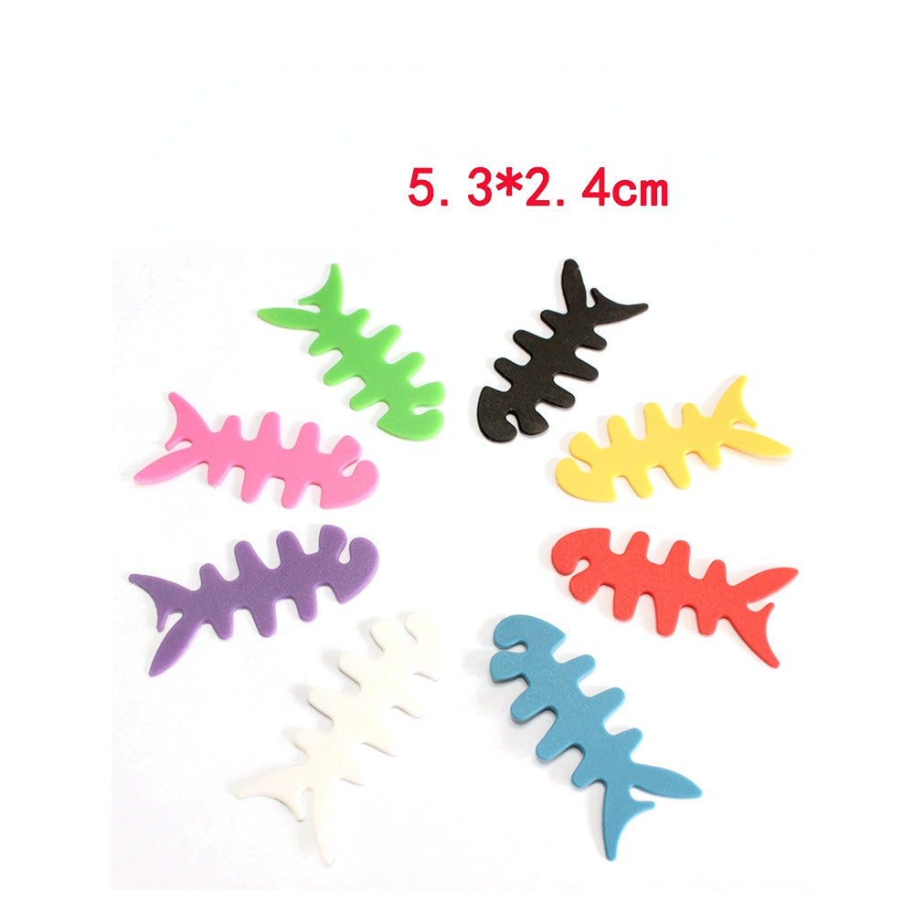 Wholesale Cartoon PVC Large/small Fishbone Earphone Splitter